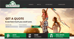 Desktop Screenshot of gantteinsuranceagency.com